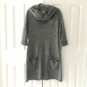 womens London Times grey sweater dress